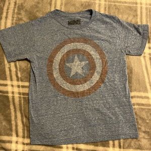 Marvel Boys Captain America Tshirt Size Medium
